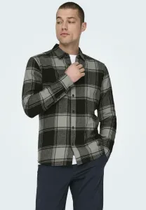 Клетчатая рубашка гудмунда Only & Sons, Grau