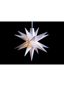 Sterntaler Декоративная звезда | Рождественская звезда для малышей | 18 лучей | Белая | 8 см | Внутренний диаметр