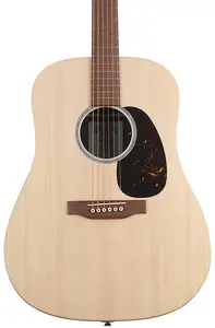 Акустико-электрогитара Martin D-X2E Dreadnought - узор из бразильского розового дерева