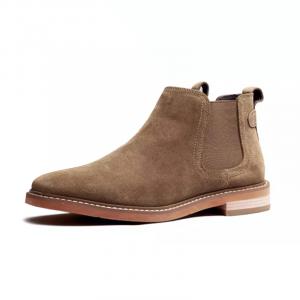 Bansley Короткие челси ботинки мужские коричневые на флисовой подкладке, цвет Brown (Fleece-Lined)