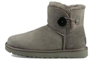 Угги женские UGG Mini Bailey Button II, серый