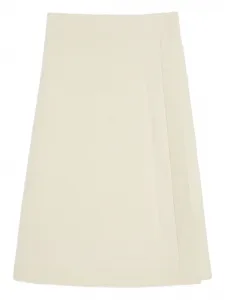 Юбка миди с запахом JIL SANDER, нейтральный