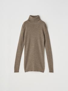 Пуловер с длинными рукавами и воротником в рубчик | ВЕНЕССА | 30Г