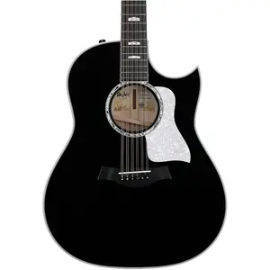 Taylor-guitars Акустико-электрогитара Taylor 657ce Doce Doble Grand Pacific, 12-струнная (с чехлом), черного цвета