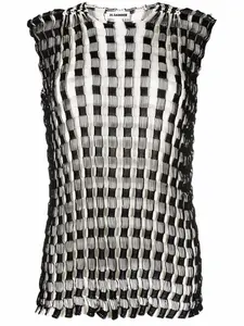 Фактурный джемпер JIL SANDER, черный