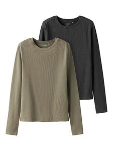 Рубашка TWO SOON, хаки/черный