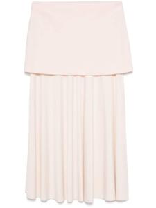 Многослойная макси-юбка Jil Sander, розовый