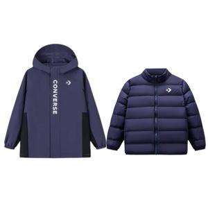 Детская утепленная куртка Converse, темно-фиолетовый