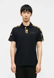 Рубашка поло barocco Versace Jeans Couture, Black/Gold-Coloured