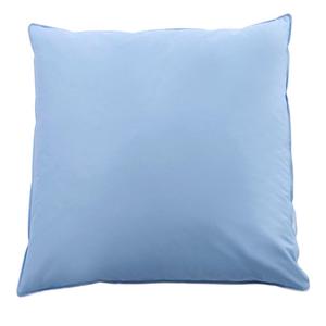 Подушка RIBECO, 80x80 см, белый/голубой