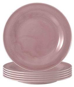 Тарелка для завтрака Seltmann Weiden Beat ColorGlaze 6er Set, розэ - количество предметов в наборе: 6