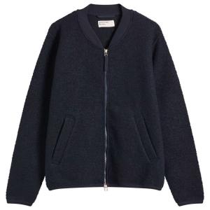 Универсальные вязаные бомберы с молнией Universal Works, navy