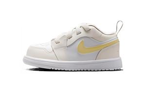 Низкие кроссовки Air 1 Low с противоскользящей амортизацией для малышей. Для младенцев и малышей. Jordan, белый/желтый