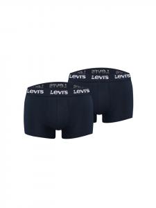 Levi´s Боксерские шорты LEVIS Men Repeat Logo Trunk 2P темно-синего цвета