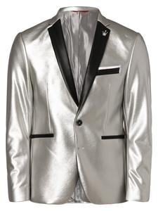 Приталенный пиджак Finshley & Harding London  Brixdon, серебряный
