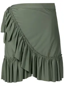 Юбка мини Laurita с оборками Lygia & Nanny, зеленый