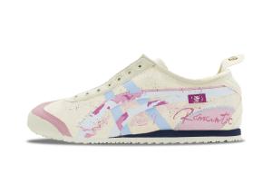 Onitsuka Tiger Мексика 66 Фуни розовые граффити устойчивые к истиранию низкие кеды унисекс розовый голубой, цвет Pink