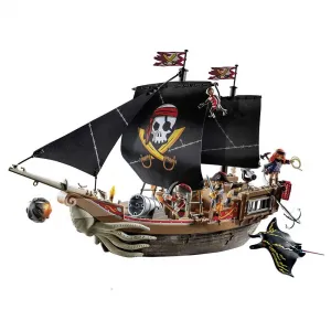 Детский конструктор Playmobil Grand Pirate Ship, коричневый