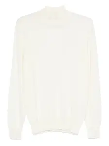 Шерстяной свитер с высоким воротом Altea, белый