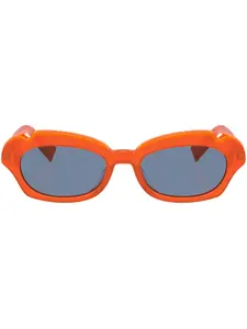 Солнцезащитные очки в круглой оправе Alain Mikli, оранжевый