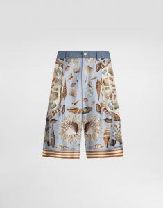 Джинсовые шорты-бермуды Dolce & Gabbana, мультиколор