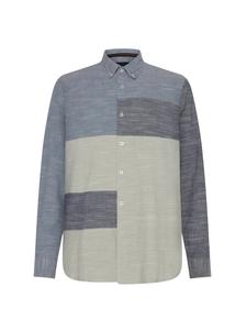 Рубашка на пуговицах классического кроя Signal Paolo, дымчато-синий/опаловый