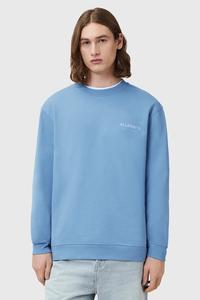 Хлопковая толстовка UNDERGROUND Allsaints, синий