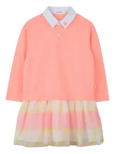 Многослойное платье с длинными рукавами Billieblush, розовый