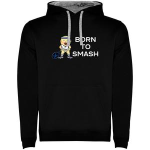 Худи Kruskis Born To Smash Two-Colour, черный