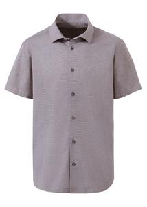 Рубашка на пуговицах классического кроя H.I.S, серый