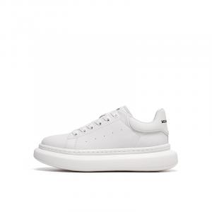 Lee Cooper Антискользящие и износостойкие низкие скейтерские кроссовки для мужчин с эффектом увеличения роста - бежевые, цвет Beige