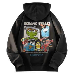 Свитшот унисекс SESAME STREET, черный
