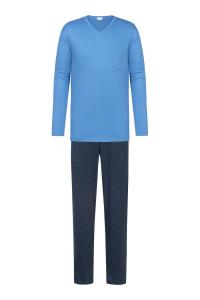 Длинная пижама Mey, синий/темно-синий