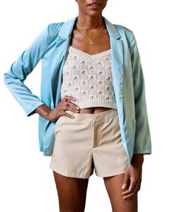 Завязанный топ из льна current air, цвет linen