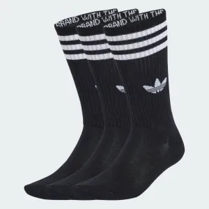 Высокие носки adidas с тремя полосками, комплект из 3 пар.