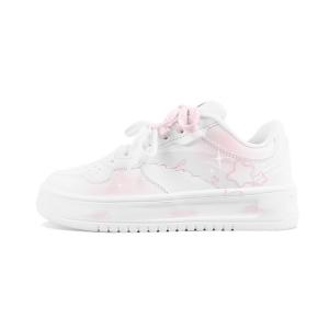 Расслабленные нескользящие, устойчивые к истиранию, легкие низкие кроссовки для скейтбординга unisex ANTA, розовый