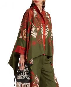 Шарфовая рубашка Kerylos Placee La DoubleJ, зеленый