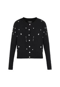 Usha BLACK LABEL Вязаный кардиган в черном цвете