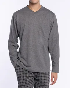 Мужская длинная пижама трикотажная Punto Blanco, серый