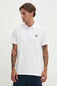 Хлопковое поло Timberland, белый