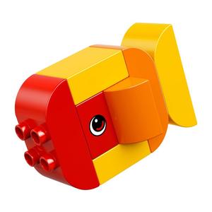 Конструктор Dibao Little Fish Puzzle Bag, крупнозернистый строительный набор строительных блоков 7 шт 30323 LEGO