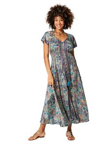 Длинное платье Aller Simplement, красочный