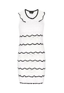 Вязаное платье faina, белый