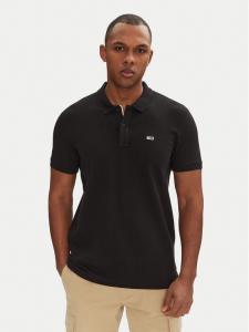 Рубашка поло облегающего кроя DM0DM20676 Tommy Jeans, черный