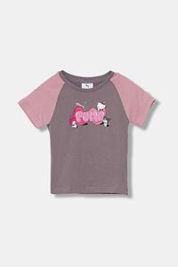 Детская хлопковая футболка HELLO KITTY & FRIENDS Slim Tee Puma, фиолетовый