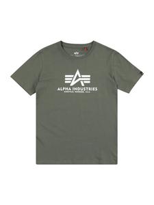 ALPHA INDUSTRIES Футболка в оливковом цвете