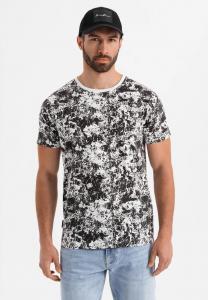 Футболка с принтом Ombre, белый