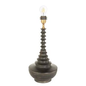 Настольная лампа Steinhauer Bois Typ A, алюминий / частично цельный дуб - коричневый - 1 пламя