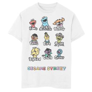 Футболка с рисунками команды «Улица Сезам» для мальчиков 8–20 лет Licensed Character