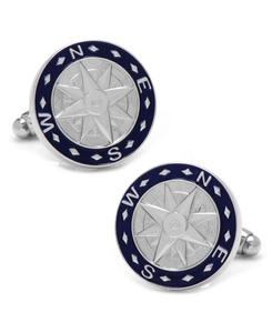 Запонки Компас Cufflinks Inc, Blue